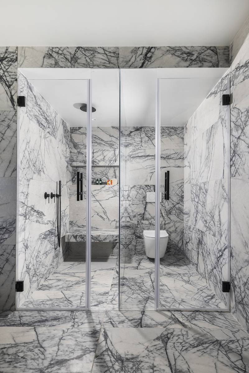 Spa-inspired ensuite bathroom at Aura Penthouse Jerusalem – photo 1